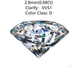 Factory Wholesale 100% Real Moissanite Diamond VVS1 D Color Lab Grown Loose Gems Diy Material for Jewelry