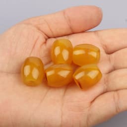 1pcs Natural Stone Turquoise Wood Jasper Opal 16x18mm Big Hole Oval Shape Loose Beads For Crafts DIY Jewelry Making Necklace