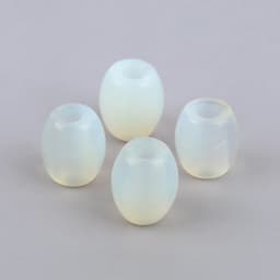 1pcs Natural Stone Turquoise Wood Jasper Opal 16x18mm Big Hole Oval Shape Loose Beads For Crafts DIY Jewelry Making Necklace