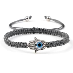 New Prayer Hand of Fatima Evil Eye Braided Bracelet Red Black Color Nylon Thread Lucky Couple Bracelet&Bangles Jewelry Men Women
