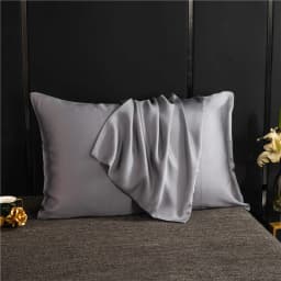 Natural Mulberry Silk Pillowcase High-Quality Pillow Case Solid Color Envelope Pillow Cover Bedding Sleeping Pillowcover