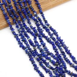 Natural Stone Beads Irregular Lapis Lazuli Fluorite Freeform Chip Gravel Bead for Jewelry Making Necklace Bracelet for Women