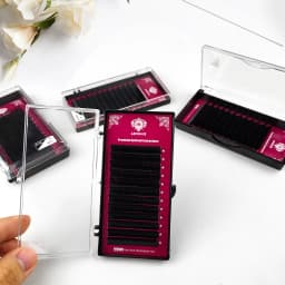 Abonnie 12Rows Faux Lash Individual Eyelash Extension Lashes Maquiagem Cilios for Professionals Soft Natural Eyelash Extension