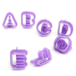40 Pcs/set Alphabet Cake Molds Figure Plastic Letter Fondant Mold Cookie Cutter Number Cake Mould DIY Baking Decorating Tools