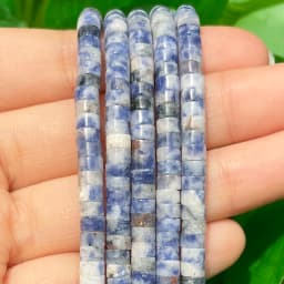 Natural Turquoises Quartz Lapis Lazuli Rondelle Spacer Beads 4*2mm Flat Round Disc Stone Beads for Jewelry DIY Making Bracelet