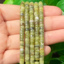 Natural Turquoises Quartz Lapis Lazuli Rondelle Spacer Beads 4*2mm Flat Round Disc Stone Beads for Jewelry DIY Making Bracelet