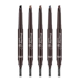 Double Ended Eyebrow Pencil Long Lasting Tattoo Eyebrow Enhancers Waterproof Eyes Make up Cosmetic Tools with Brush Brow Pencils