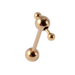 1PC Punk Tongue Nail Middle Finger Surgical Steel Anodizing Prevent Allergic Tongue Barbells Sexy Unisex Body Piercing Jewelry