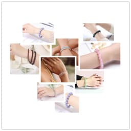 1 Pc Natural Stone Bracelets Onyx Agates Round Beaded Bangles For Female Men Jewelry Reiki Handmade Jewelry Yoga Healing 19CM