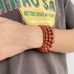 1 Pc Natural Stone Bracelets Onyx Agates Round Beaded Bangles For Female Men Jewelry Reiki Handmade Jewelry Yoga Healing 19CM