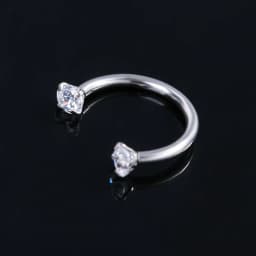 1Pc Surgical Steel Earring Internal Piercing Septo Nose Lip Eyebrow Ear Septum Cartilage Helix Captive Hoop Ring Belly Piercing