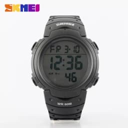 TOP Mens Watch Fashion Big Dial Sport Watches 50M Waterproof Alarm Clock Digital Men WristWatch Relogio Masculino