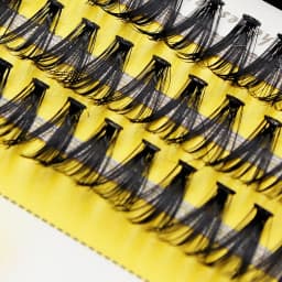 MYUD 20D/30D Cluster Silk 3D Russian Volume Individual Makeup Lashes Extension Beauty Cilia Natural Super Soft Faux Eyelashes