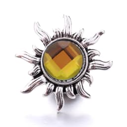 Forty Style High Quality Fashion Color Crystal Snap Button 5Pcs Snap Button Jewelry Women's 18mm Snap Bracelet Accessories Gift