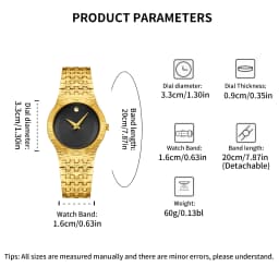 YaLaLuSi Brand Women's Fashionable Minimalist Bracelet Watch - Water-Resistant Quartz Timepiece Gift Reloj Mujer Ladies Girl