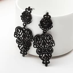 European Fashion Exaggerated Bohemian Hollow Leaves Flower Big Pendants Drop Earrings For Women Jewelry Brincos Bijoux Gift