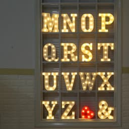 16/21CM DIY Luminous Lights LED Letter Night Light Creative Letters Alphabet Number Battery Lamp Romantic Party Decoration