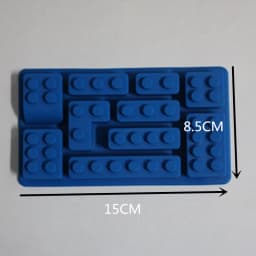 Robot Ice Bricks Cube Tray Silicone Mold Candy Moulds Chocolate Moulds For Kids Baking Minifigure Building Block Themes Set