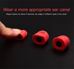 QKZ Headset Ear Cap 2/6PCS Noise Isolating Comfortble Memory Foam In Ear Tips Earbuds for QKZ KZ TRN Earphone Headphones