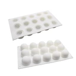 Silicone Chocolate Mold Silicon Ball Cake Moulds 3D Half Sphere Candy Truffle Baking Tray 1piece