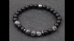 Noter Handmade Mens Bracelet 8mm Onyx Tiger Eyes Stone Beaded Braclet Hematite Healing Braslet Cadeau Homme Leisure Accessories