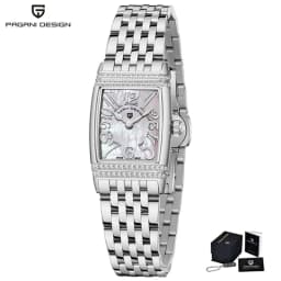 PAGANI DESIGN Luxury Fashion Women's Quartz Watch Swiss Ronda Movt Sapphire Stainless Steel Waterproof Clock Gift For Woman