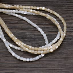 Natural White Freshwater Shell Beads Cylinder Mother of Pearl Shell Bead for Trendy Jewelry Making DIY Women Necklace Bracelets