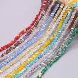 4mm 130pcs High Quality Triangle Crystal Glass Beads Shiny Color Loose Beads For Jewelry Making DIY Earring Necklace