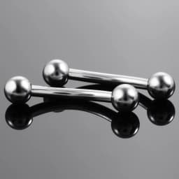 10Pcs/lot Titanium Eyebrow Piercings Banana Earring External Thread 16G Curved Barbell Tragus Ear Cartilage Pircing Jewelry