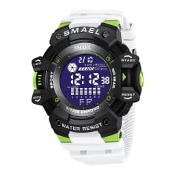 SMAEL Military Digital Watch LED Sports Wristwatches 50m Waterproof LED Stopwatch 8050 Army Watches Digital Big Dail Clock Alarm