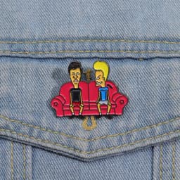 Cartoon Movie Lapel Pin Funny Comedy Animation Badge Enamel Pins For Hats Clothes Backpacks Decoration Accessory Jewelry Gifts