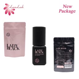 5/10ml Lady Black Eyelash Extension Glue Fast Drying False Lashes Graft Glue Over 6 Weeks Professional Makeup Tools 1 Bottle