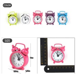 Creative Cute Mini Metal Small Alarm Clock Electronic Home Children's Room Decoration Small Alarm Clock Маленький будильник