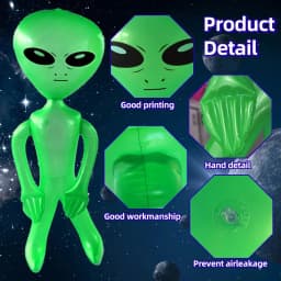 1pc Inflatable Alien Holiday Birthday Party Decoration Balloon Creative Gift Games Supply