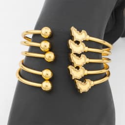 New Cuff Bracelet For Women Party Dubai Shell Shape Bangles 18K Gold Color Map of Africa Jewelry Accessories Anniversary Gifts