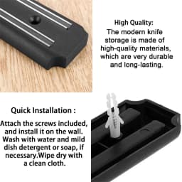 1pc Maximize Your Kitchen Space with This Magnetic Knife Strip Steel Knife Bar for Holder RackUtensils Tools Kitchen Accessories