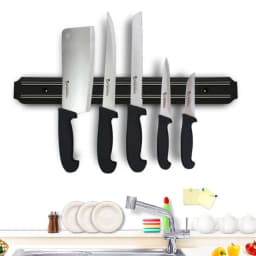 1pc Maximize Your Kitchen Space with This Magnetic Knife Strip Steel Knife Bar for Holder RackUtensils Tools Kitchen Accessories
