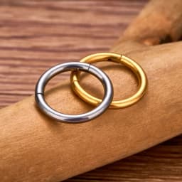 G23 Titanium Ear Studs PIERC Nose Ring Piercing Jewelry Lip Ear L Hoop Ring Mixed Color Body Clips For Women