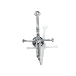 Lord of the Narsil Broken Sword Pins Brooch Movie Aragorn Sword Metal Badge Brooch for Women Men Lapel Pin Jewelry