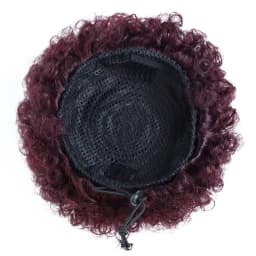 Afro Puff Drawstring Ponytail Human Hair Brazilian Kinky Curly Drawstring Ponytail Afro Puff Bun Chignon Accessories