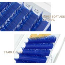 GAHAMACA Colorful Individual Eyelashes C/D/L/LU Individual Colored UV Lashes 0.07/0.10mm 8-14mm False Lashes Wholesale Supplies