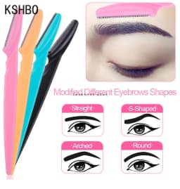 New Arrivals 2025 Eyebrow Trimmer Face Razor Knife Eye Brow Blades Shaping Makeup Tools Facial Body Hair Removal Scraper Shaver