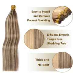 I Tip Hair Extension Straight Human Hair Extensions 40g/50g/ Set Capsule Keratin Natural Fusion Human Hair Extension 12-26inch