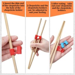 5/8PCS Reusable Chopstick Helpers Training Chinese Chopsticks Trainer Holder for Adouts Beginner Trainers or Learner