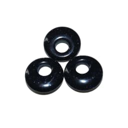 5pcs/lot 18mm Natural Turquoises Agates Jades Crystal Stone Donut Charm Pendant Beads For Jewelry Making DIY Necklace Earrings