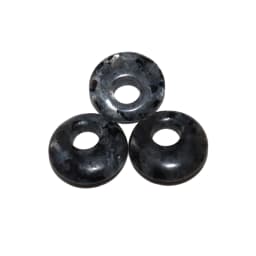 5pcs/lot 18mm Natural Turquoises Agates Jades Crystal Stone Donut Charm Pendant Beads For Jewelry Making DIY Necklace Earrings