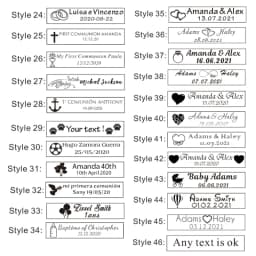 50pcs Personalized Engraved Bottle Openers Key Chain Wedding Favors Brewery, Hotel, Restaurant Logo Christmas Private Customized