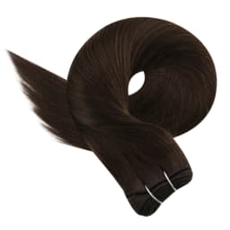 Moresoo Human Hair Bundles Wefts Sew in Blonde Black Ombre 100G/Set Remy Brazilian Straight Hair Bundles Invisible Extensions