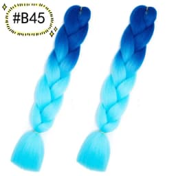 6.18 Jumbo Braiding Hair Extensions Kanekalon Braiding Hair 24 Inch Ombre Multiple Tone Colored Synthetic Hair for Women