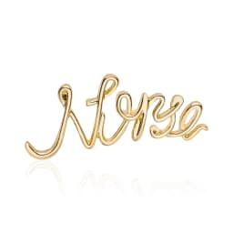 Hanreshe Gold Color Metal Doctor Brooch Pins Fashion Creative Letter Medical Jewelry Lapel Badge Gift for Doctor Nurse